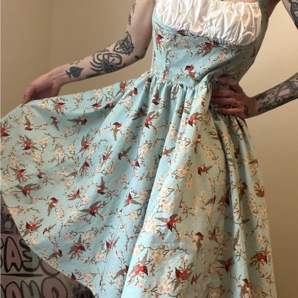 Bernie Dexter Novelty Print Dress L - Picture 3 of 7